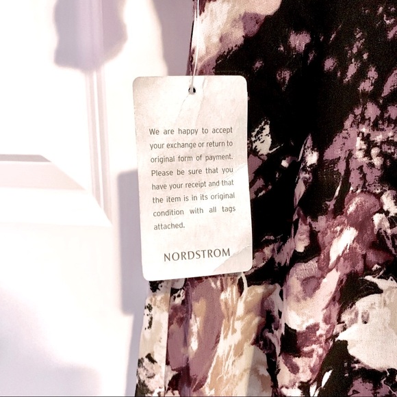 Floral Print Chiffon A-Line Dress - Picture 9 of 10